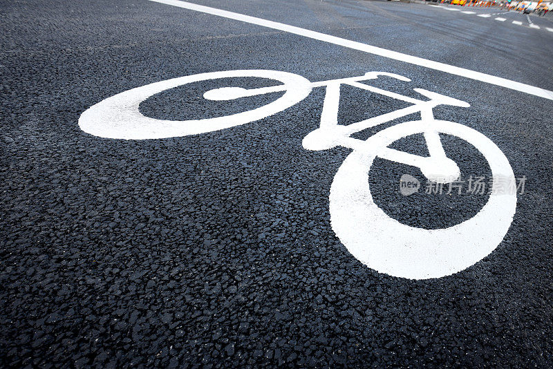 自行车道的象征