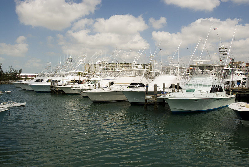 大巴哈马岛自由港的卢卡亚港