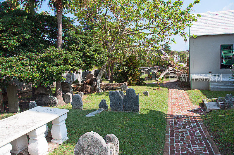 圣彼得教堂墓地，位于百慕大的圣乔治。
