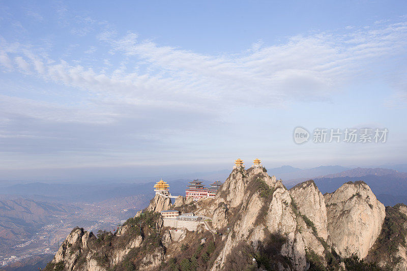 中国道教圣地老君山寺庙