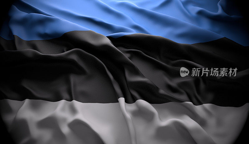 爱沙尼亚，塔林国家官方国旗