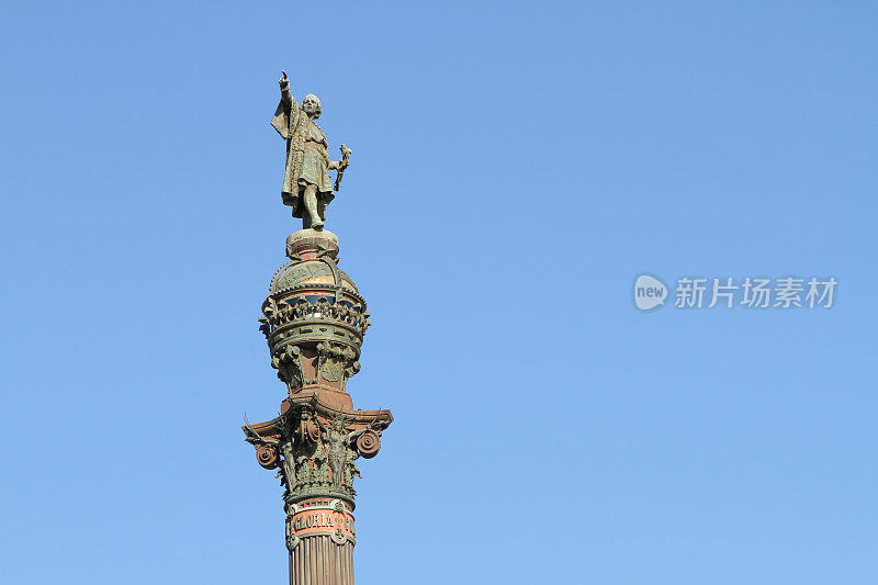 西班牙巴塞罗那的哥伦布纪念碑