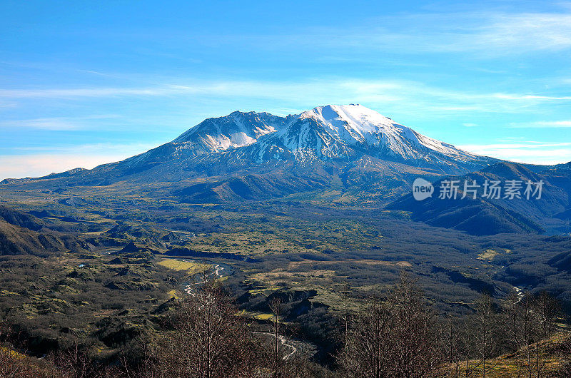 Mt.Saint海伦斯火山