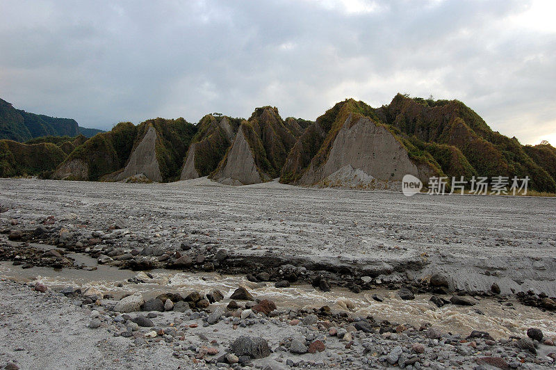 沙漠，Pinatubo火山，菲律宾