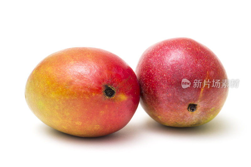 热带水果-芒果孤立在白色