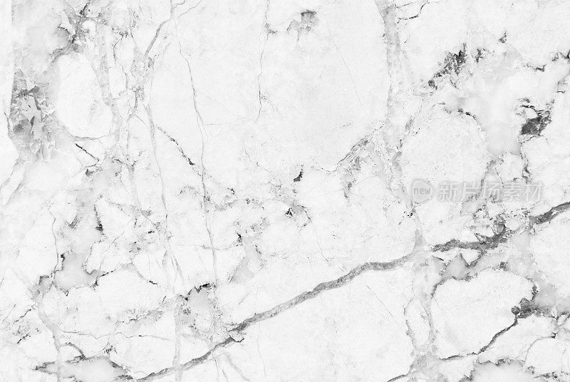 白色灰色大理石纹理背景，纯天然大理石做工细致。