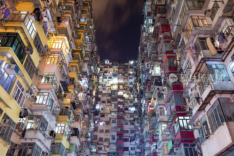 香港的旧公寓