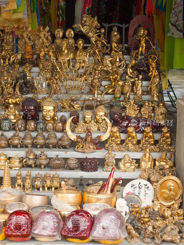 越南的传统纪念品商店