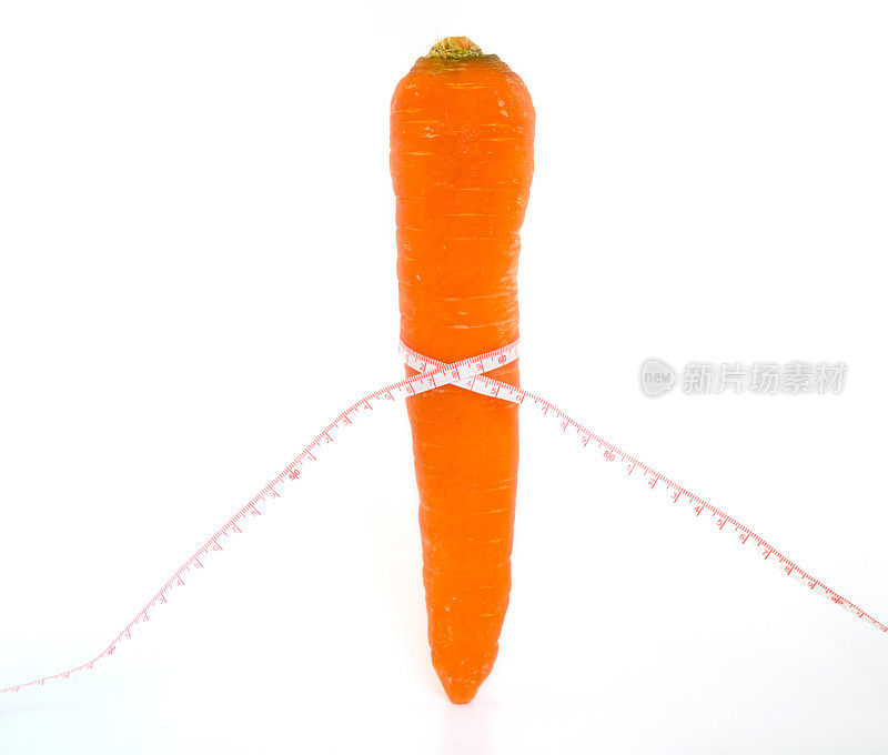 尺量胡萝卜，健康饮食理念