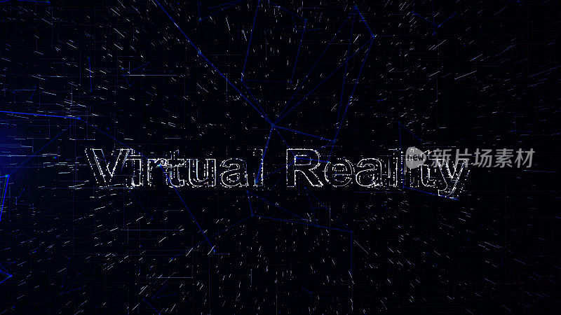 虚拟现实，数字，大数据背景