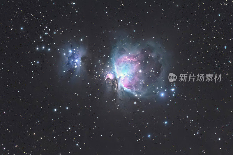 大猎户座星云M42，在猎户座，银河系