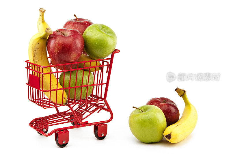 红色购物车系列:健康水果