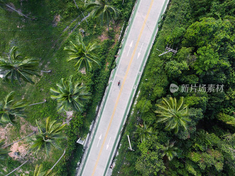 泰国的蜿蜒道路