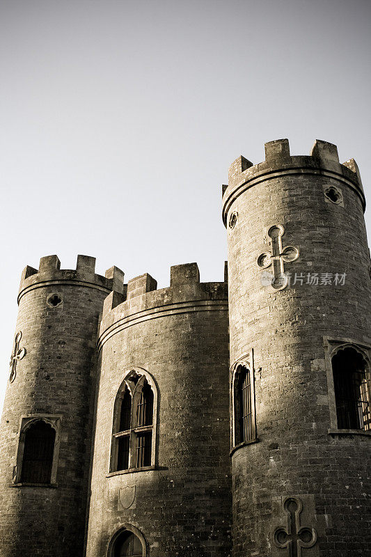 宏伟的城堡，布里斯托布莱斯城堡庄园，英格兰
