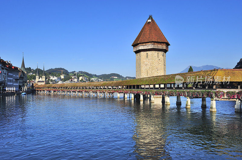 教堂桥，卢塞恩，瑞士