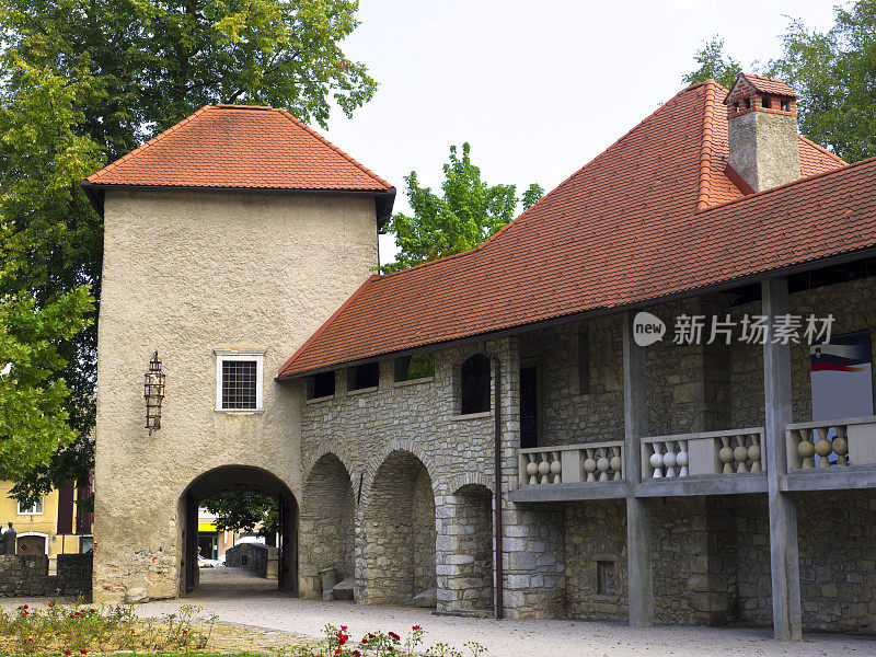 里布尼察博物馆，斯洛文尼亚最古老的城镇之一。