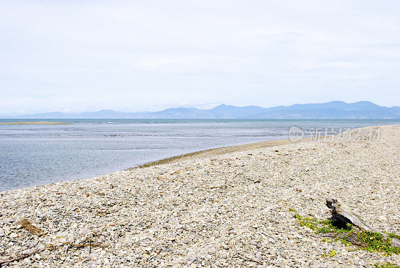 彩色海景，基那海滩，塔斯曼地区，新西兰