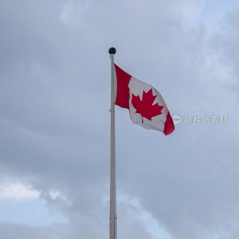 加拿大国旗，魁北克，蒙特利尔