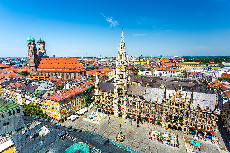 慕尼黑天际线(Marienplatz)