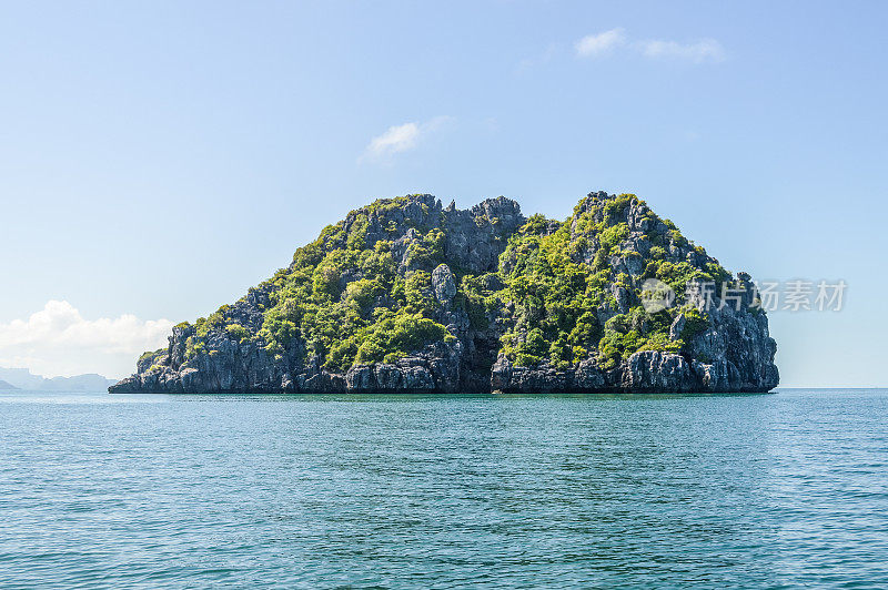 泰国的海岸线和岛屿