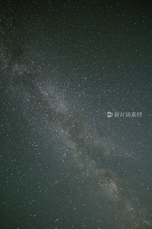 银河系和流星