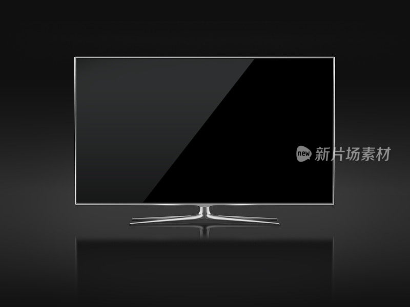 超高清4K智能电视黑色背景