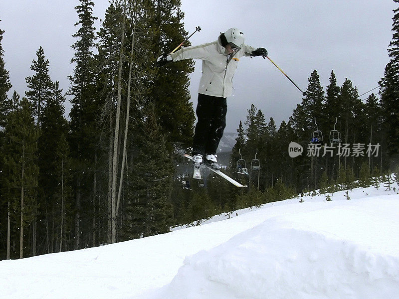 动作运动-滑雪360
