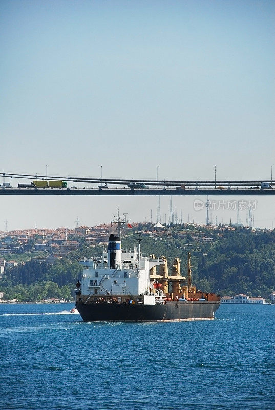 横跨博斯普鲁斯海峡,伊斯坦布尔
