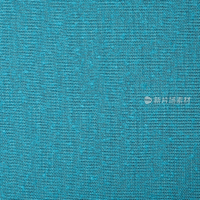 精细编织的青色可重复织物纹理背景