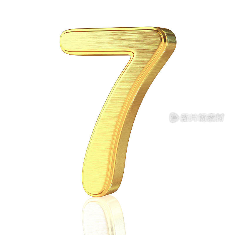 黄金字母表数字7