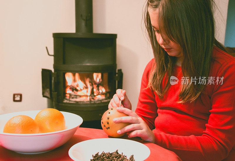 做丁香橙的女孩