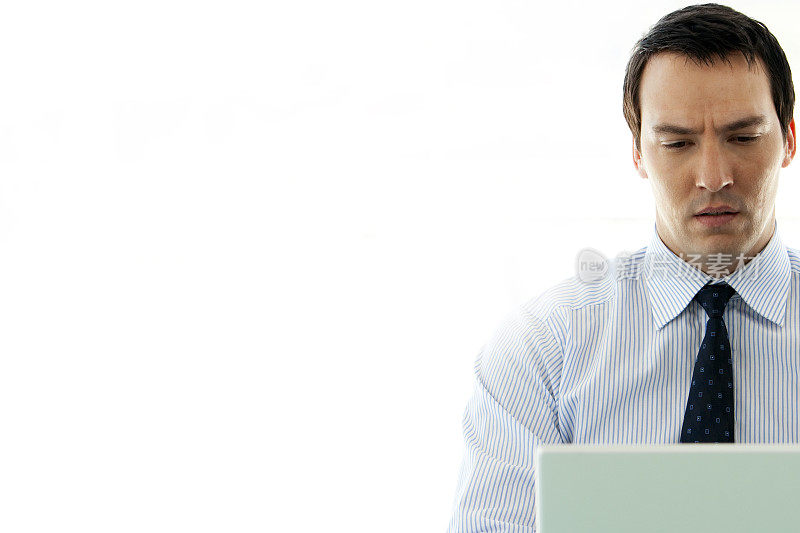 工作压力大的商人