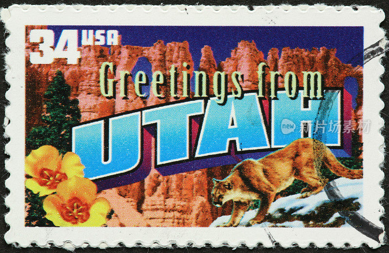 犹他州的邮票