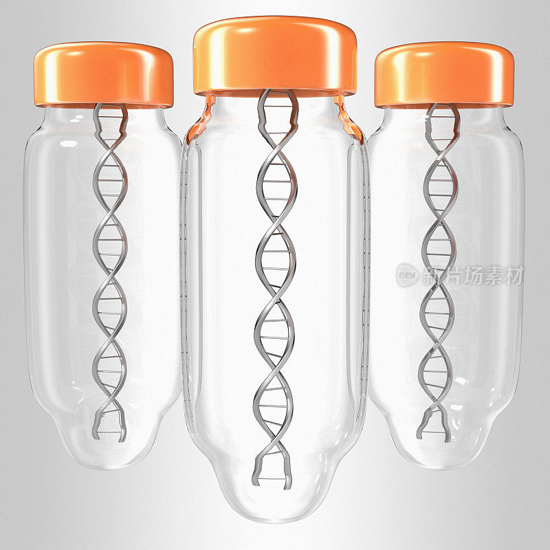 里面有DNA的瓶子
