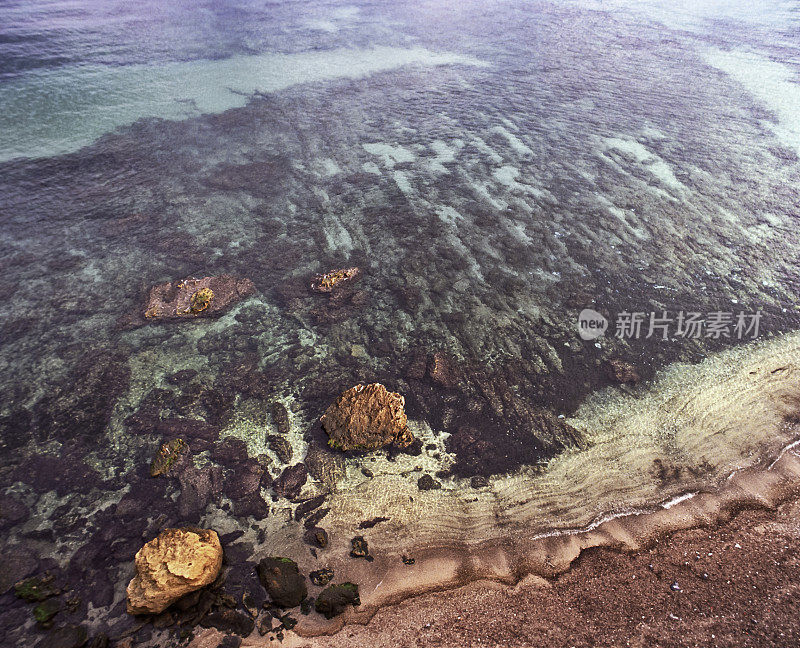 清澈的海底