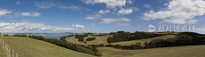 Waiheke岛海岸线