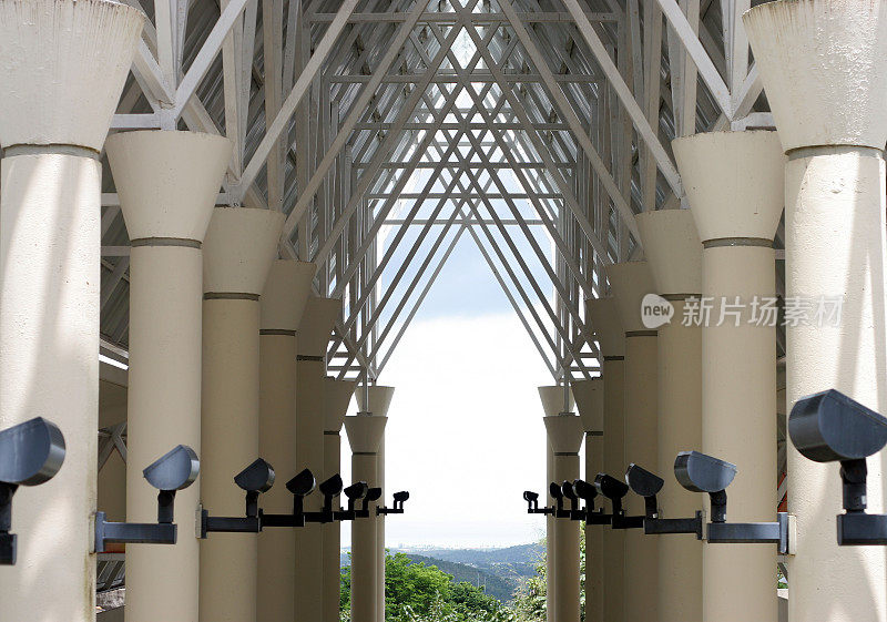 热带雨林的游客中心