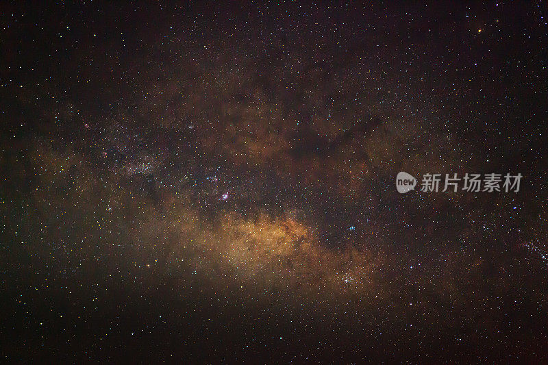 银河系中心，长曝光照片