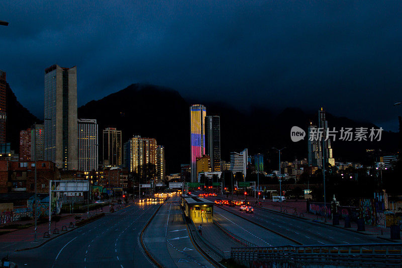 波哥大城市夜景