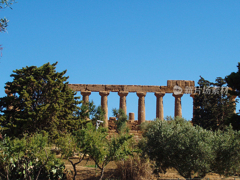 阿格里根托-西西里岛塞利农特的古希腊遗址，