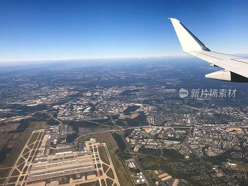 堪萨斯城国际机场鸟瞰图