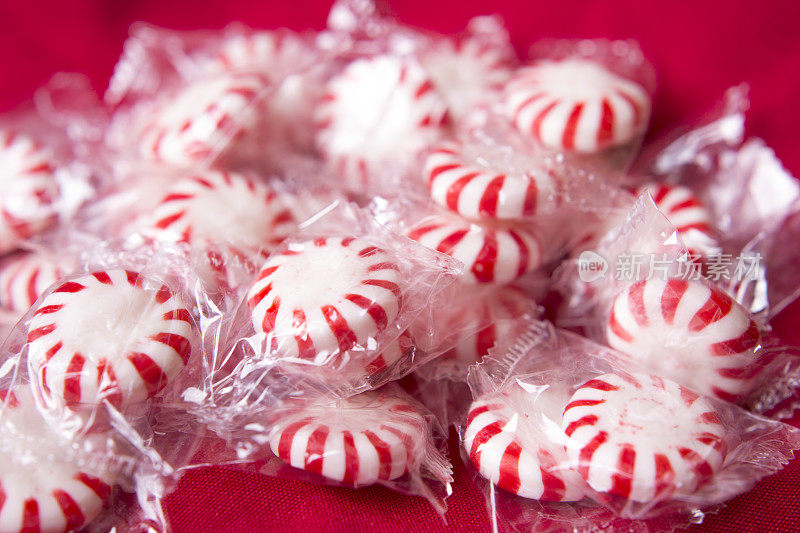 情人节概念——红白糖果
