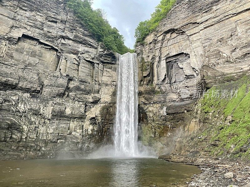 Taughannock瀑布州立公园，尤利西斯，纽约