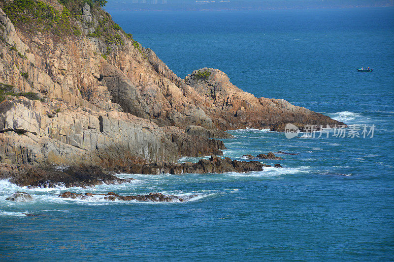 香港塔门(草岛)的石海岸