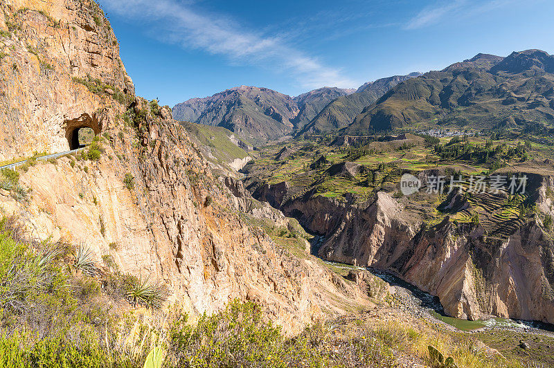 秘鲁阿雷基帕的科尔卡峡谷
