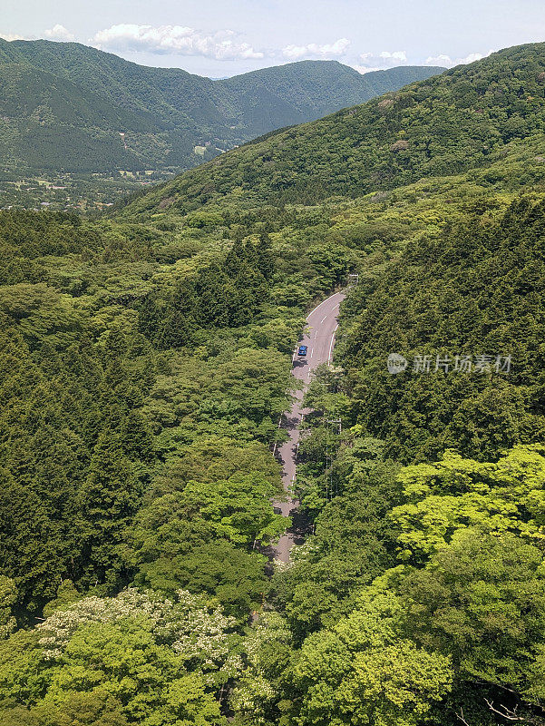 在箱根，神奈川，日本自驾游