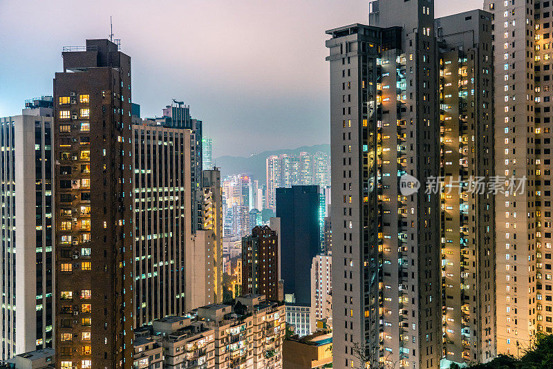 高密度居住在香港湾仔