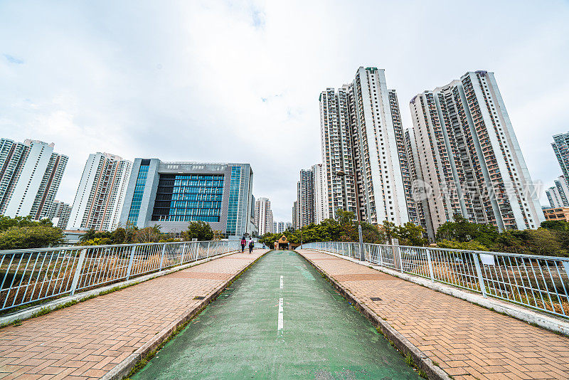 香港的高层住宅大厦