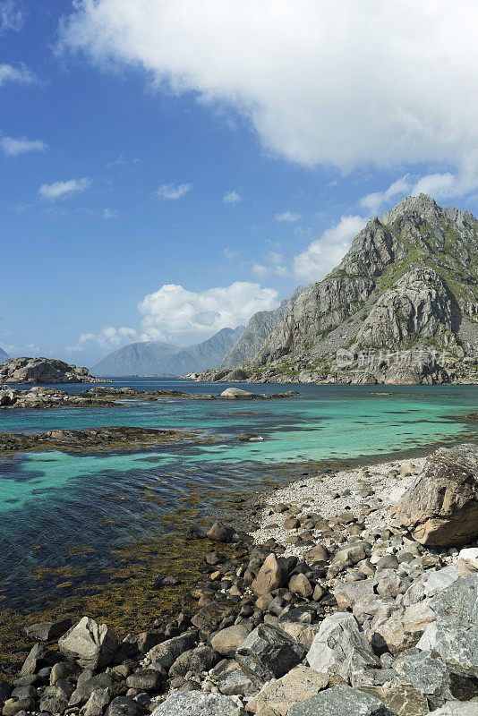 挪威罗浮敦群岛格里姆索斯特劳曼峡湾