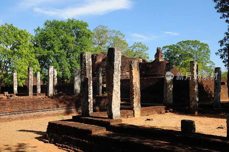 Polonnaruwa、斯里兰卡。